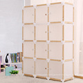 Plastic and Wood DIY Folding Wardrobe Cabinets for Home (ZH009)